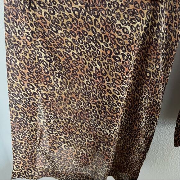 Victoria’s Secret Vintage Leopard Robe Animal Print OS - Picture 3 of 7